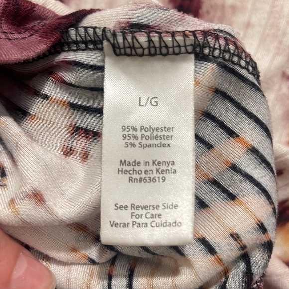 One Step Up Vintage, size Large, purple tie dye - Picture 4 of 5